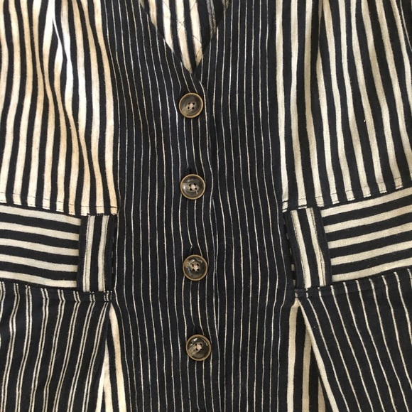 Marc by Marc Jacobs Normandy Blue Stripe Dress Size Small - Picture 11 of 14